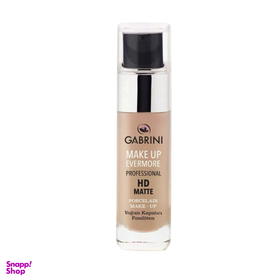 کرم پودر شیشه ای گابرینی شماره 01 مدل HD Matte Makeup حجم 30 میلی لیتر