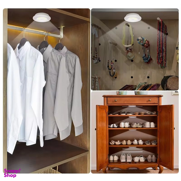 چراغ کابینتی مدل ونوس همراه با ریموت مجموعه ۴ عددی