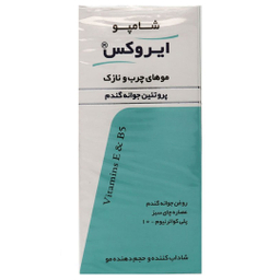 شامپو جوانه گندم ایروکس مدل Wheat Germ protein حجم 200 میلی‌ لیتر