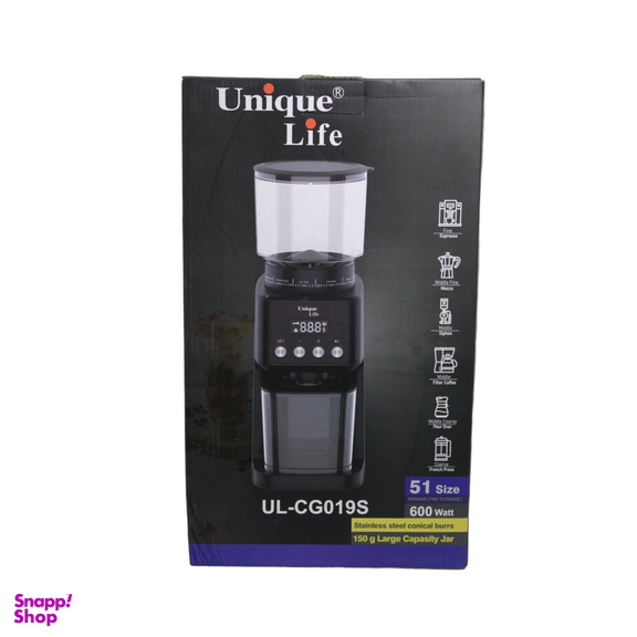 آسیاب قهوه یونیک لایف مدل UL-CG019s کد 1