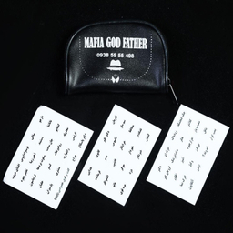 ماسک ایفای نقش به همراه 30 عدد کارت بازی pvc بسته 12 عددی