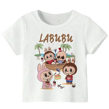 تیشرت دخترانه مدل A55 Labubu