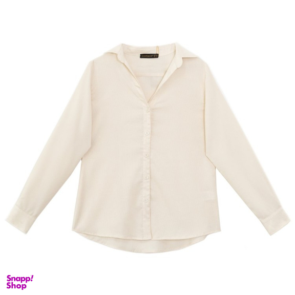 شومیز زنانه برنس مدل پریناز رنگ کرم