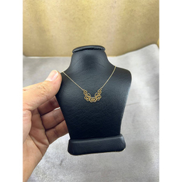 گردنبند طلا 18 عیار زنانه طرح پروانه ظریف کار شده کد 56369