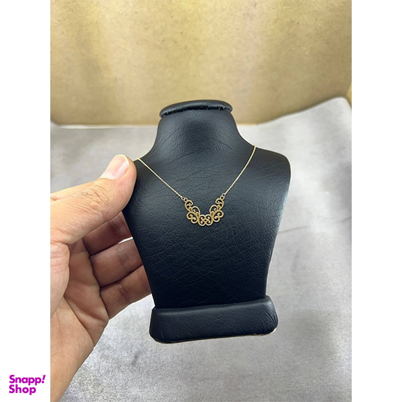 گردنبند طلا 18 عیار زنانه طرح پروانه ظریف کار شده کد 56369
