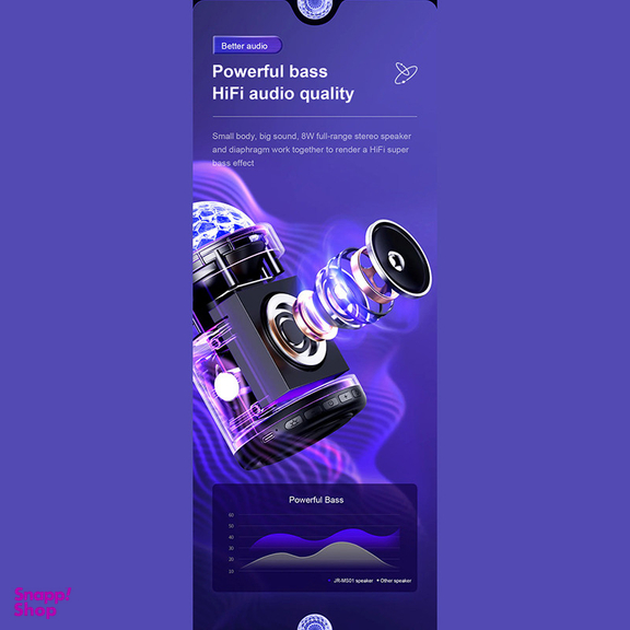 اسپیکر بلوتوثی قابل حمل جوی روم مدل JR-MSO1