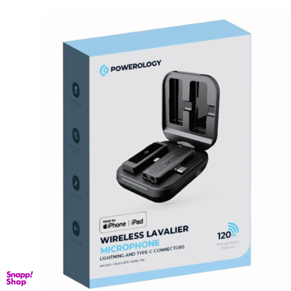 میکروفون بی سیم تک مخاطب پاورولوژی مدل Powerology PWMICBK
