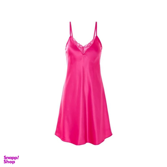 لباس خواب زنانه اسمارا مدل ساتن ابریشم کد 375 رنگ صورتی