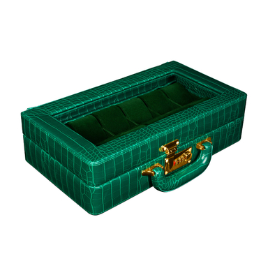 جعبه ساعت 12 خانه چرم کد TW-2483