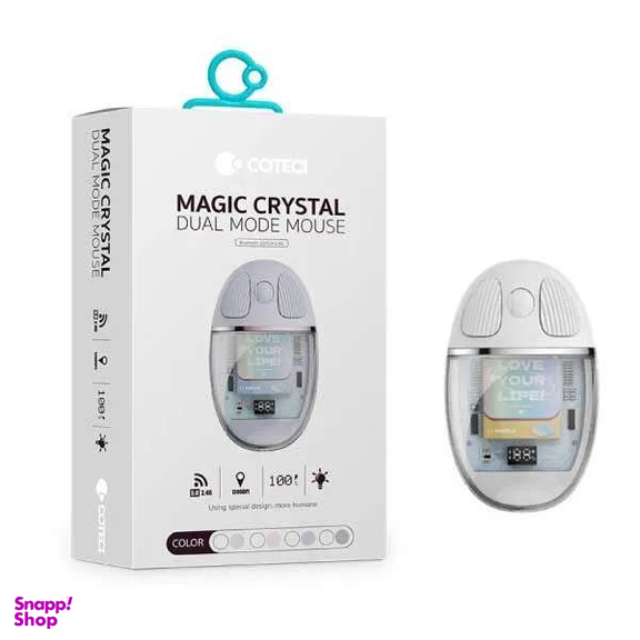 ماوس بی سیم دوحالته کوتسی مدل Magic Crystal Dual Mode Mouse 84011