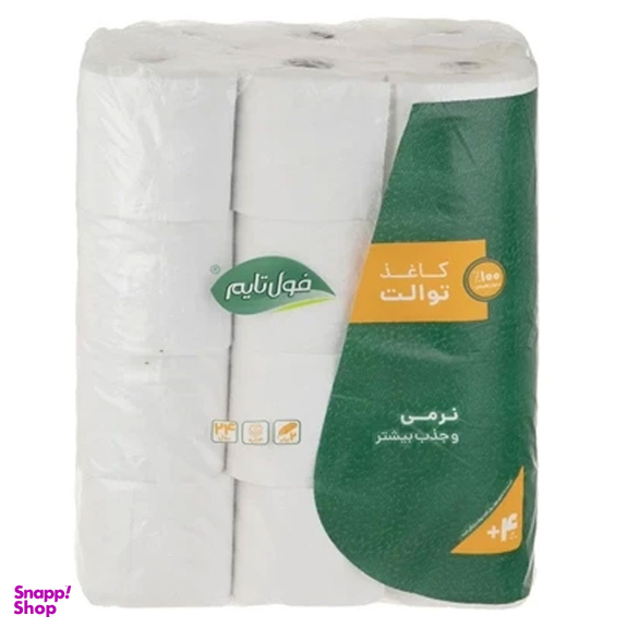 دستمال توالت فول تایم بسته 24 عددی