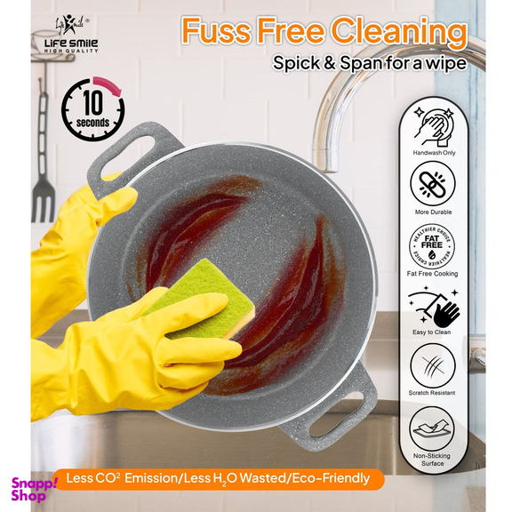 سرویس تابه 6 پارچه لایف اسمایل مدل LIFEP7STSHR-6-2