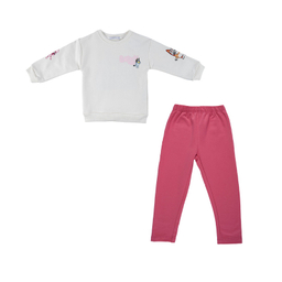 ست سویشرت و شلوار راحتی دخترانه فیورلا مدل بلوبی 25516