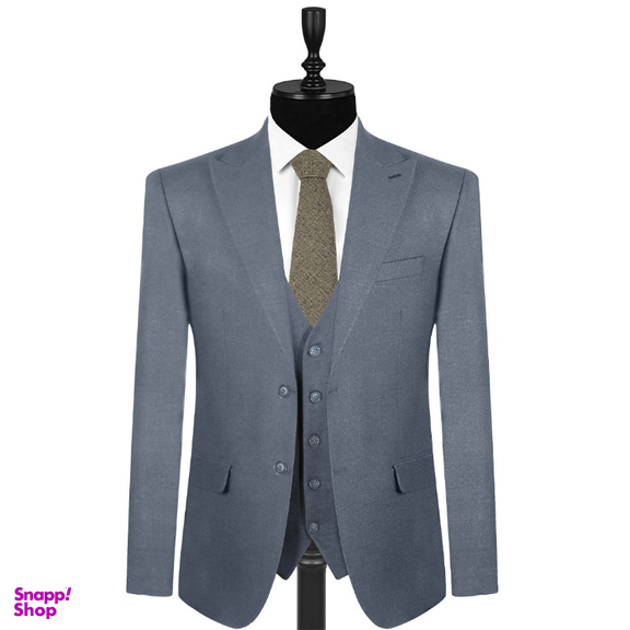 کت و شلوار کمبین کج راه مدل ژیله دورو کد 1445 رنگ طوسی روشن