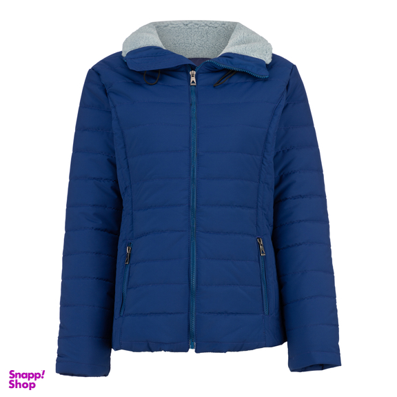 کاپشن زنانه السانا مدل ساوین کد 162329 رنگ کاربنی