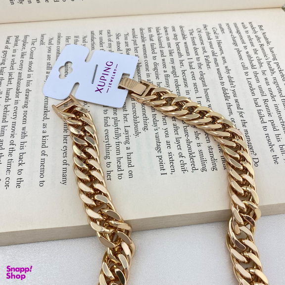 زنجیر زنانه ژوپینگ مدل کارتی کد N4454