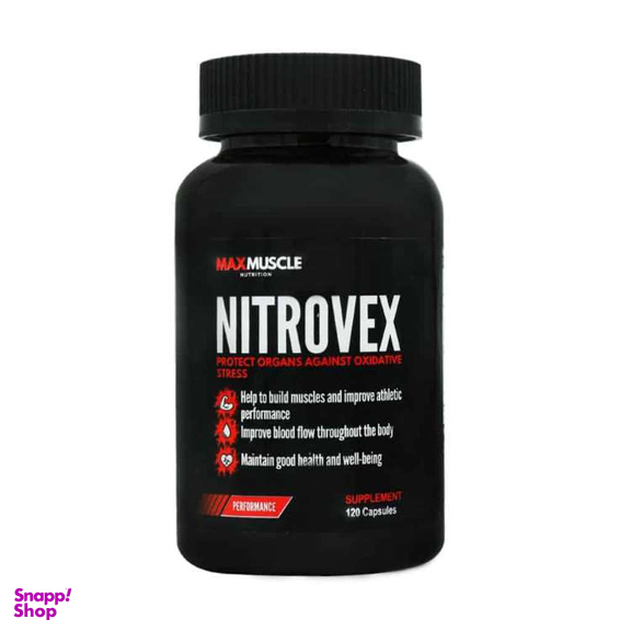 کپسول نیترووکس مکس ماسل بسته 120 عددی