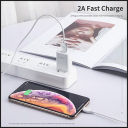 کابل تبدیل USB به لایتنینگ راک اسپیس مدل RCB0738A طول 1 متر
