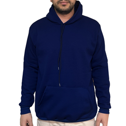 هودی مردانه مدل ساده رنگ سرمه ای