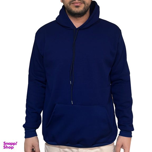 هودی مردانه مدل ساده رنگ سرمه ای