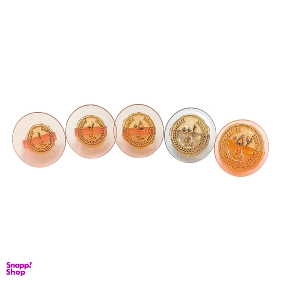 مهر آموزشی ابتدایی طرح سکه کد P1212 بسته 5 عددی