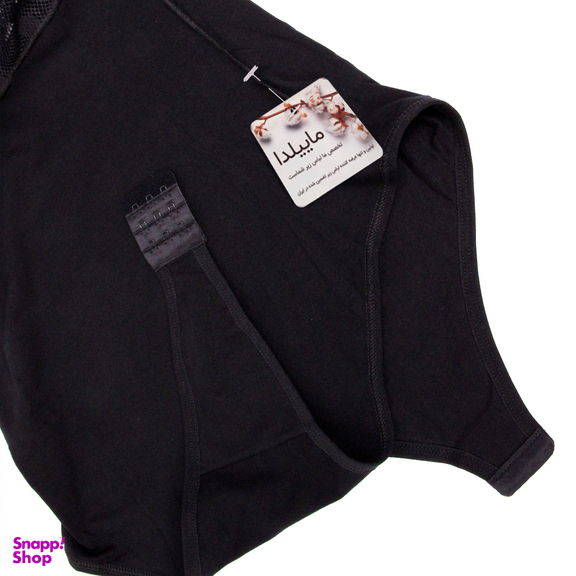 بادی آستین بلند زنانه ماییلدا مدل 3684-401 رنگ مشکی