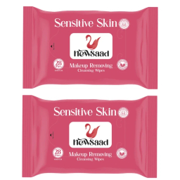 دستمال مرطوب نیوساد مدل حساس دو بسته 28 عددی