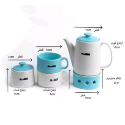 سرویس چای خوری 7 پارچه آی سرام مدل 01