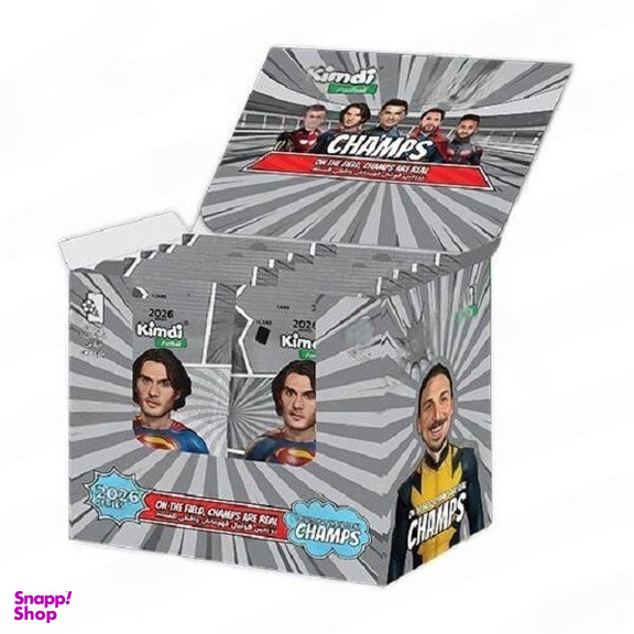 اسباب بازی شانسی مدل کارت بازی فوتبال چمپس 2026 Champs جعبه 30 عددی