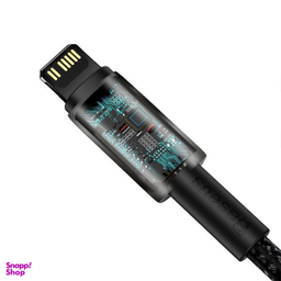کابل دیتا 20 وات Lightning به Type-C بیسوس مدل Tungsten Gold طول 2 متر