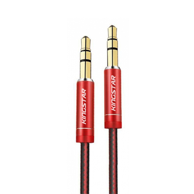 کابل صوتی Jack 3.5mm کینگ استار مدل KA55 AUX طول 1 متر