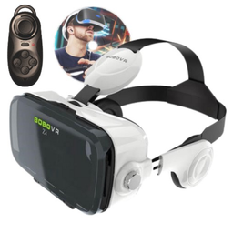 عینک واقعیت مجازی بوبو مدل Bobo VR Z4 به همراه دسته بازی و لوح فشرده بازی‌ ها و فیلم‌ ها