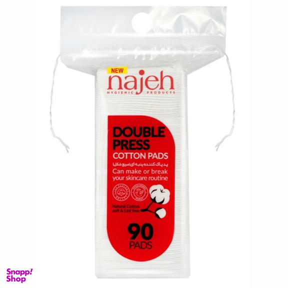 پد پاک کننده آرایش صورت ناژه مدل Double Press بسته 2 عددی