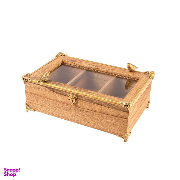جعبه پذیرایی گلدکیش طرح گلدن برد مدل GK829654