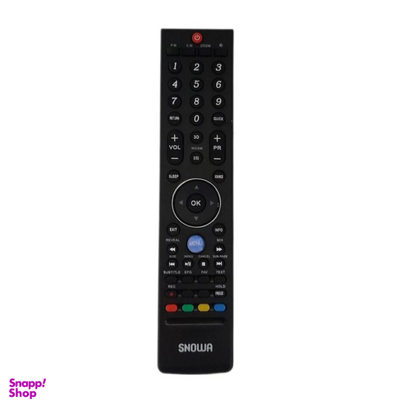 ریموت کنترل تلویزیون اسنوا مدل 3D