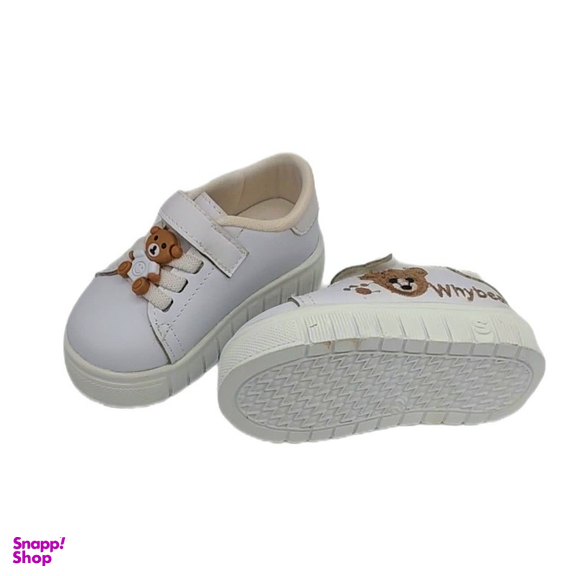 کتانی بچگانه مدل RO10178 رنگ سفید