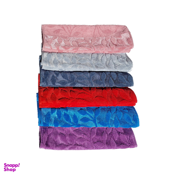 حوله دستی ارغوان مدل یاپراق سایز 80×40 سانتی متر