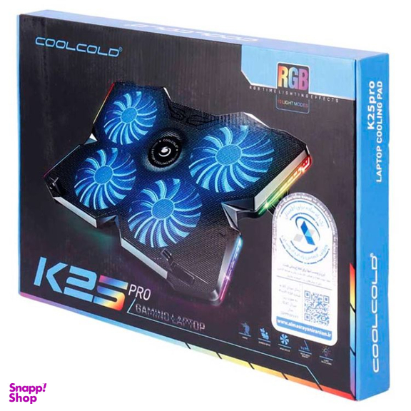 پایه خنک کننده لپ تاپ کول کلد مدل Coolcold K25 PRO