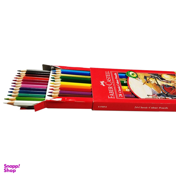 مداد رنگی فابر کستل 24 رنگ