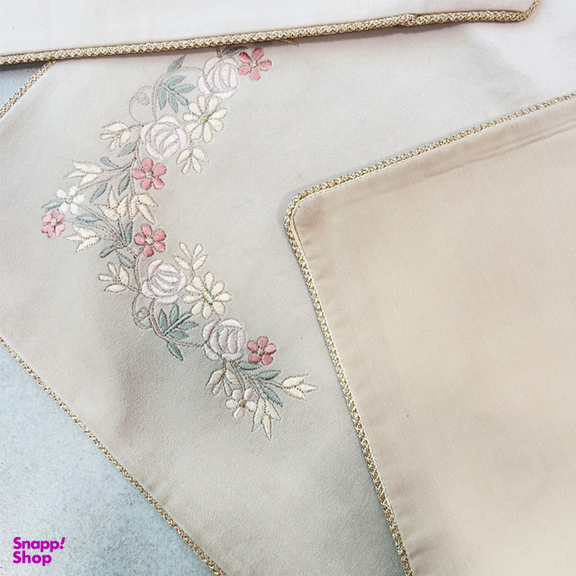 سجاده و جانماز صفاهوم مدل گلریز گلدوزی طرح عروس کد 6