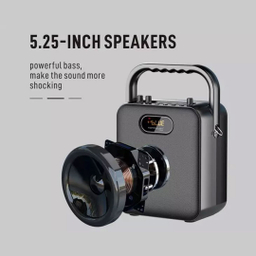 اسپیکر بلوتوثی و میکروفون قابل حمل دارای ریموت کنترل کانفلون مدل KG-01