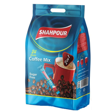 کافی میکس رژیمی 1×2 شاهپور بسته 24 عددی