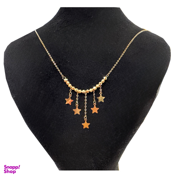 گردنبند طلا 18 عیار زنانه مدل ستاره کد s212