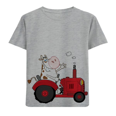 تیشرت آستین کوتاه بچگانه مدل تراکتور F708