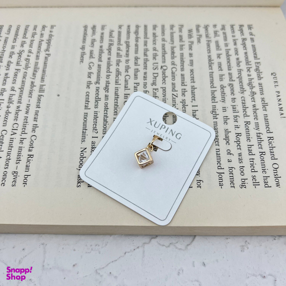 آویز گردنبند زنانه ژوپینگ مدل مکعب کد N4610