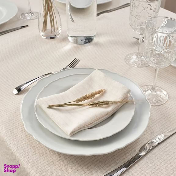 دستمال سفره ایکیا مدل SILVERARV کد 26577 مجموعه 4 عددی
