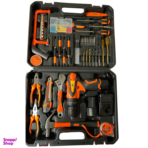 مجموعه 135 عددی دریل پیچ گوشتی شارژی جاب مدل JBC-500l S/2