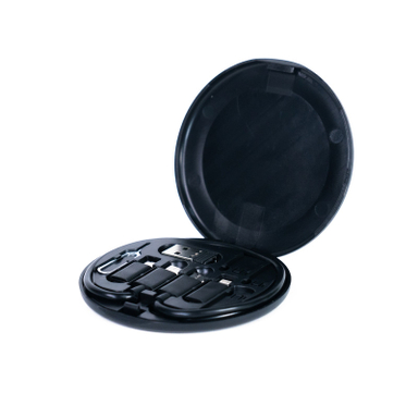 کابل تبدیل USB-C به USB-C و لایتنینگ و USB و micro-USB فوربری مدل RC190 طول 0.23 متر