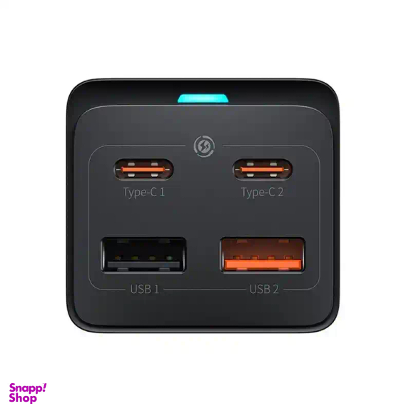 شارژر رومیزی 5 پورت بیسوس مدل GaN3 Pro 65W