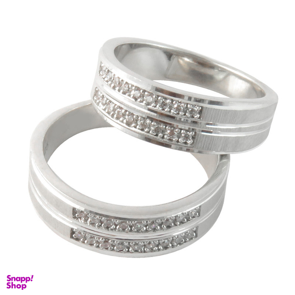 ست انگشتر نقره زنانه و مردانه کد AS053